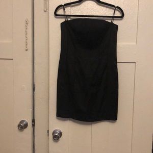 Forever 21 black evening dress size 8 strapless